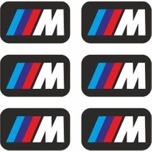 Belirtilmemiş M 6 Lı Logo Damla Stıcker