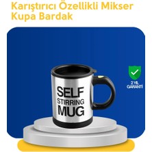 Herşey Trend Pratik ve Dayanıklı Termos Kupa | Tek Tuşla Otomatik Karıştırma
