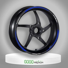 Reflektör Mavi Iıı Yamaha Nmax Uyumlu 1 Set Jant Şeridi