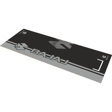 Bajaj Gri Desenli 80 x 220 cm Kaydırmaz Motosiklet Halısı