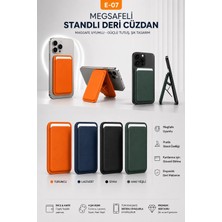 SDT Magsefeli Standlı Deri Cüzdan E-07 (Siyah)