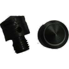 Belirtilmemiş Universal 10 mm Siyah Vida Tapası - Ayna Delik Tıkacı - Ayna Vidası