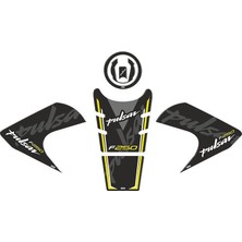 Bajaj Pulsar F250 2022 - 2024 Uyumlu Tank Pad Set 005