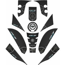 Yamaha R7 2021 - 2024 Uyumlu Full Tank Pad Set 001
