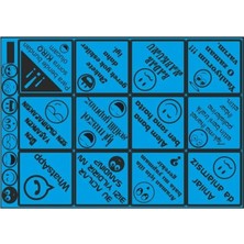 Belirtilmemiş A5 Sticker 041 Tek Paket Çoklu Sticker