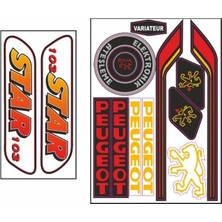 Belirtilmemiş Mobylette 006 Sticker