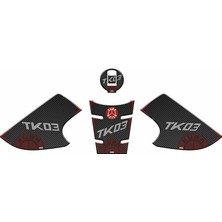 Kuba Tk-03 2021 - 2024 Uyumlu Tank Pad Set 001