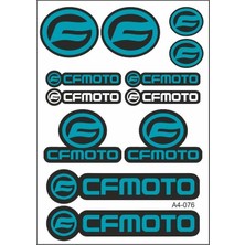 Belirtilmemiş A4 Sticker 076 Tek Paket Çoklu Sticker