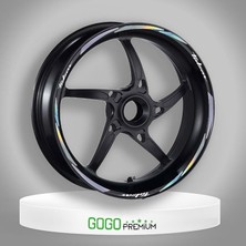 Hologramlı Bajaj Pulsar Uyumlu 1 Set Jant Şeridi