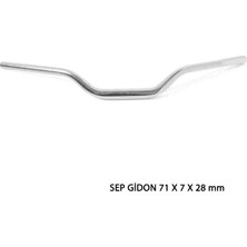 Universal & Cf Moto 250 Nk 2023 - 2026 Uyumlu Slp Gidon Gümüş 71 x 7 x 28 mm