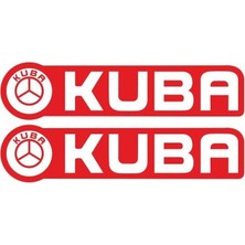 Kuba Kırmızı Cg Depo Yan Damla Sticker