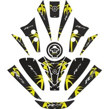 Yamaha R25 2019 - 2024 Uyumlu Tank Pad Set 008