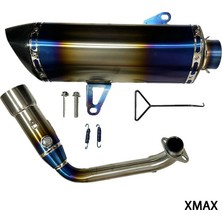 Yamaha Xmax 2018 - 2024 Uyumlu Performans Egzoz Full Sistem Hologram
