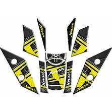 Yamaha Xmax 2018 - 2022 Uyumlu Tank Pad Set 014