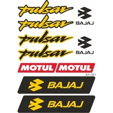 Belirtilmemiş A4 Sticker 061 Tek Paket Çoklu Sticker