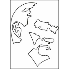 Belirtilmemiş A5 Sticker 060 Tek Paket Çoklu Sticker