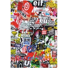 Belirtilmemiş A4 Sticker 023 Tek Paket Çoklu Sticker