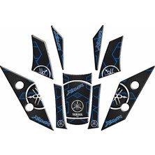 Yamaha Xmax 2018 - 2022 Uyumlu Tank Pad Set 010