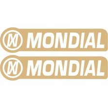 Belirtilmemiş Mondial Gold Cg Depo Yan Damla Sticker