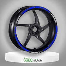 Reflektör Mavi Iı Yamaha Nmax Uyumlu 1 Set Jant Şeridi