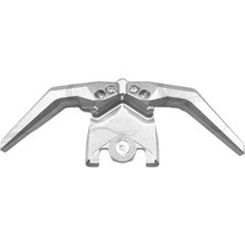 Kawasaki Ninja 300 - 250 - Z250 - Z300 Uyumlu Arka Yolcu Tutamağı Gümüş