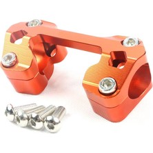 Belirtilmemiş Universal Motosiklet Gidon Kelepçesi 28 mm Turuncu