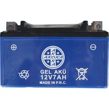 Akü (12V 7AH) Scooter (Specıal ALFA110 Arora)