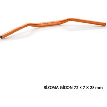 Universal & Cf Moto 250 Nk 2023 - 2026 Uyumlu Rizoma Gidon Turuncu 72 x 7 x 28 mm