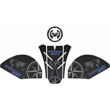 Suzuki Suzukı V-Strom 650 2021 - 2024 Uyumlu Tank Pad Set 001