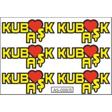 Belirtilmemiş A5 Sticker 016 Tek Paket Çoklu Sticker