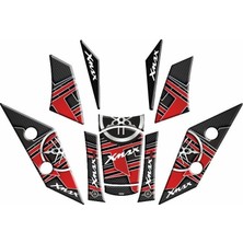 Yamaha Xmax 2018 - 2022 Uyumlu Tank Pad Set 009