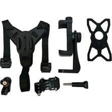Belirtilmemiş Universal Kask Çene Bağlantılı Telefon Tutucu Aparatı