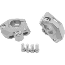 Belirtilmemiş Universal Gidon Yükseltme Aparatı 22MM - 30MM Gümüş