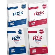 Profizik Yayınları Profizik 2026 Tyt Ayt Fizik Soru Bankası + Ilk A Hamle Deneme Seti 4 Kitap