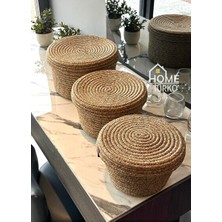 Nomikase El Dokuması Modern Jüt Sepet Takımı, Çok Amaçlı Organizer