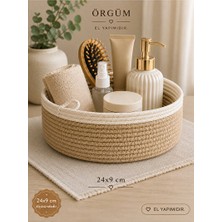 Nomikase Çok Amaçlı Düzenleyici Sepet, 24X9 cm Boyutlarda, Pratik Saklama