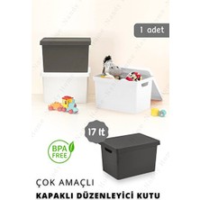 Nomikase 17 Lt Kapaklı Kutu - Pratik ve Şık Saklama Çözümü