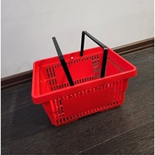 Nomikase Pratik Plastik Alışveriş Sepetleri - Günlük Kullanım Için Dayanıklı Çift Pa
