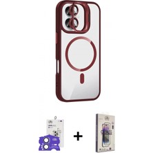 Marsilyan™- iPhone 17 Kılıf Yadigar Asil Koleksiyonu - Siyah Bilvis 3D Cam Ekran Koruyucu + Bilvis Titan Kamera Lens - Akmı