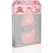 Nomikase Pembe Siltex Ev Tipi Ütü Masası Bezi, Yumuşak ve Şık Tasarım