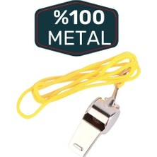 Metal Ipli Hakem ve Deprem Düdüğü (24'lü)