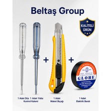 Beltaş Group Kontrol Kalemi Maket Bıçağı Falçata Elektrik Bandı