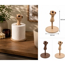 3D Meerkat Tuvalet Kağıdı Tutacağı