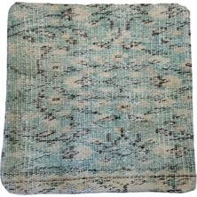 Ottoman Pouffe Art Deco ''özel Seri Halı'' El Dokuması Vintage Bohem Otantik Kırlent Minder 40X40CM (367)