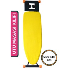 Nomikase Büyük Boy Keçeli Ütü Masası Kılıfı, 55X140 Cm, Ipli ve Stoperli, Rahat Kull