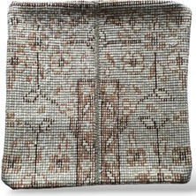 Ottoman Pouffe Art Deco Bohem Özel Seri Halı El Dokuması Vintage Kırlent Minder 30X30CM [07]