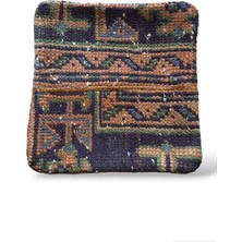 Ottoman Pouffe Art Deco Eskitme Özel Seri El Dokuması Vintage Kırlent Minder 30X30CM (021)