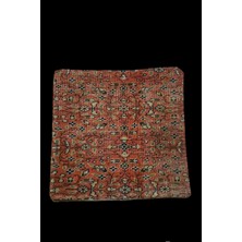 Ottoman Pouffe Art Deco Özel Seri Halı El Dokuması Vintage Kırlent Minder 40X40CM (0149)