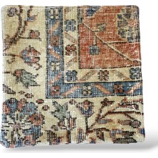 Ottoman Pouffe -  Art Deco Bohem Halı El Dokuması Vintage Kırlent Minder 40X40CM 289