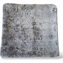 Ottoman Pouffe Art Deco Bohem Eskitme Özel Seri Halı El Dokuması Vintage Kırlent Minder 40X40CM (0340)